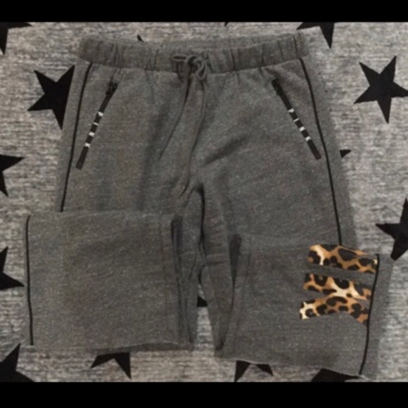 PINK Victoria's Secret Pants - (NIB ) VS Pink Cheetah sweatpants SZ Large